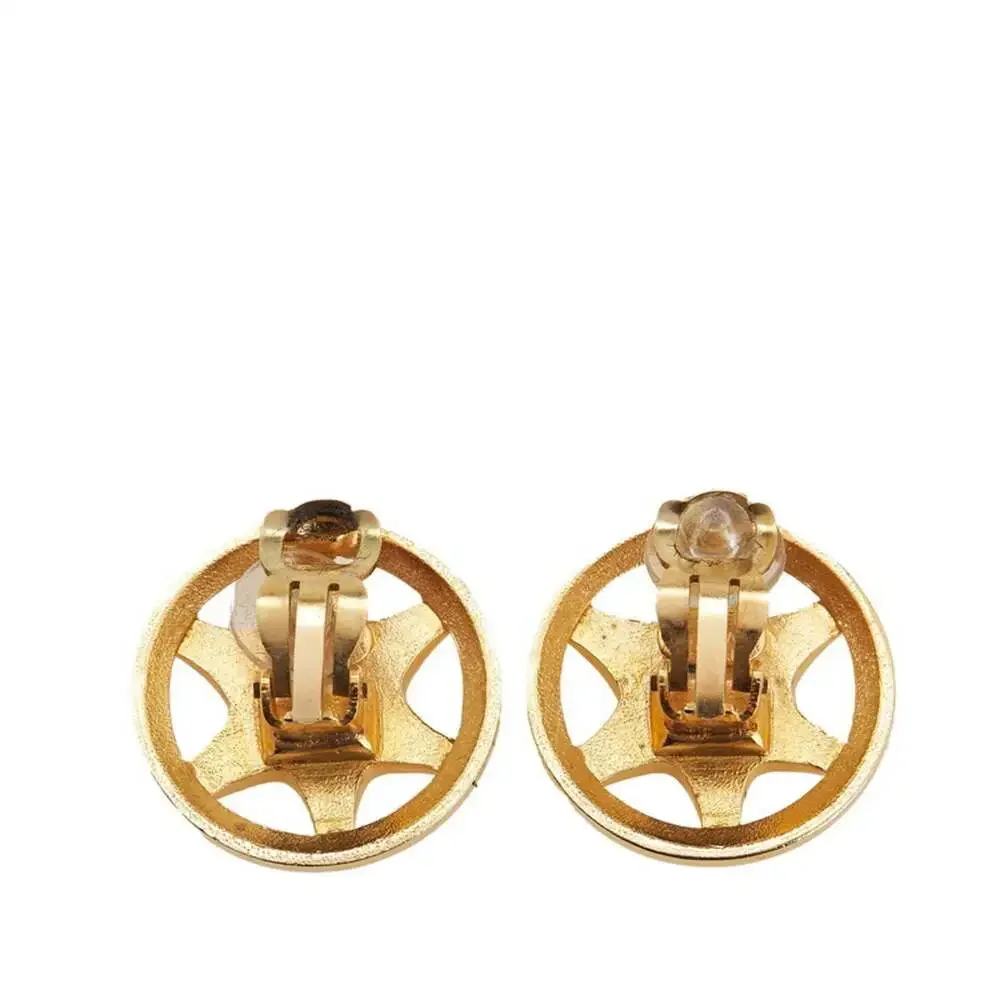 Chanel Cc Logo Star Clip-On Earrings #209813C67B